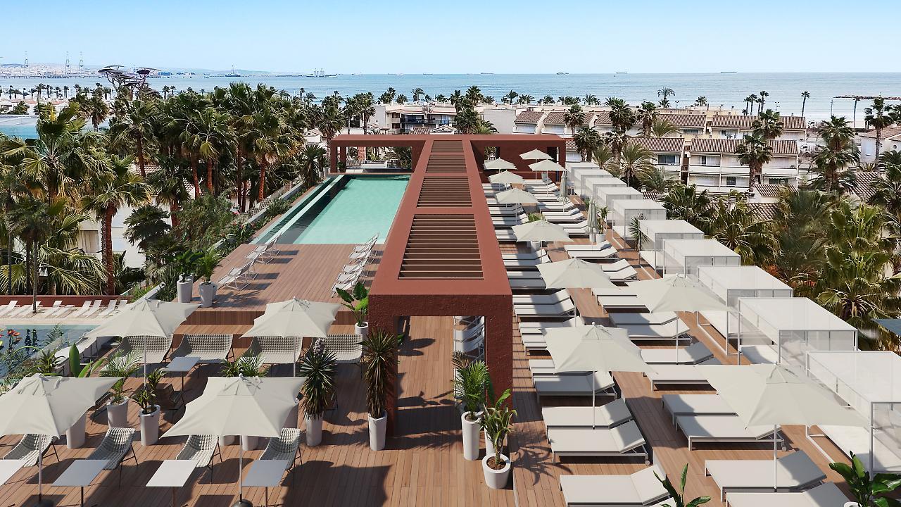 Estival Park Almaris Hotel La Pineda Bagian luar foto